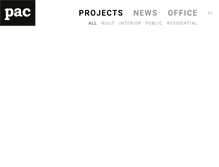 Tablet Screenshot of project.ac